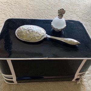 Argento SC Hand Mirror & Perfume Bottle